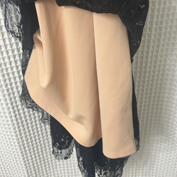 Anthropologie Moulinette Soeurs Black Lace Midi Cami Cotrina Dress Size 0 NWT - Picture 6 of 13